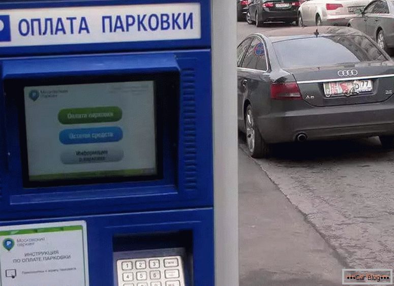 quali sono i metodi di pagamento per il parcheggio a Mosca