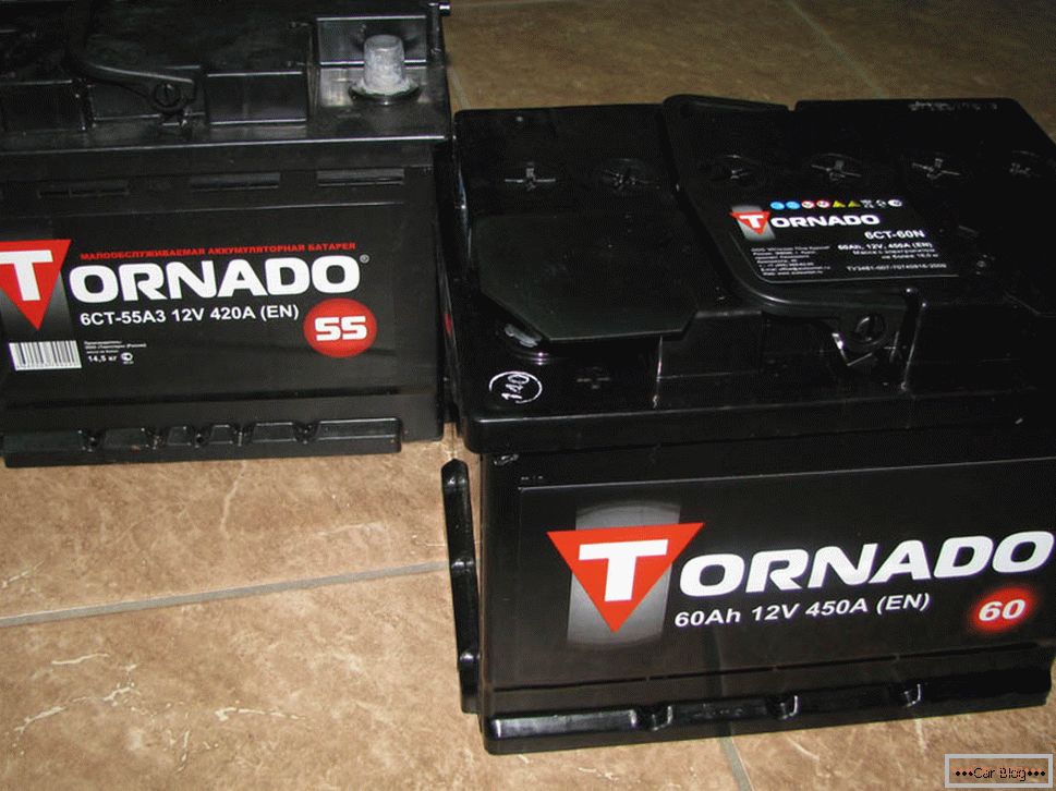 Tipo di batteria Tornado piombo