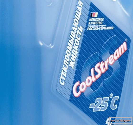 Coolstream - liquido per il parabrezza prodotto in Russia