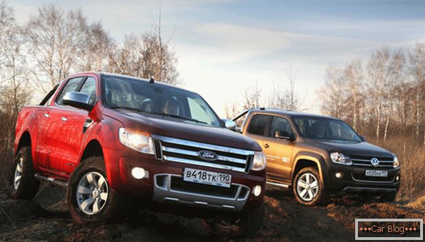 Confronta pickup tedeschi e americani - Volkswagen Amarok e Ford Ranger