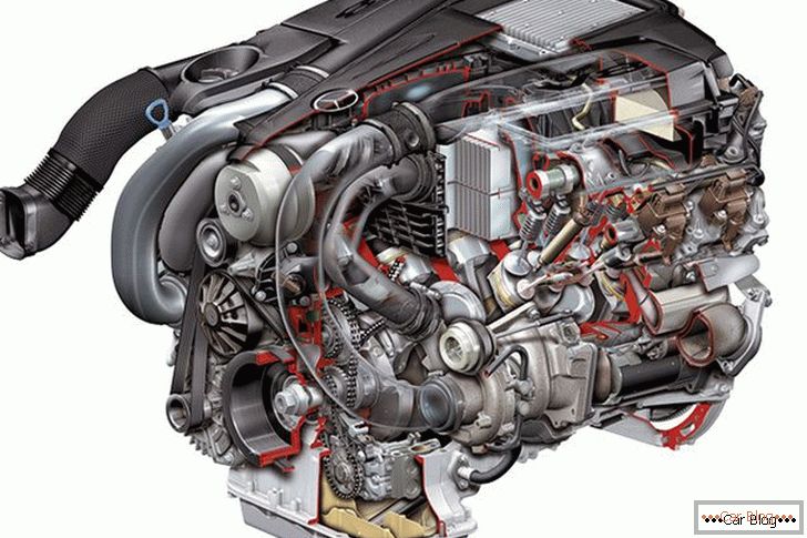 Motore Mercedes SL V8