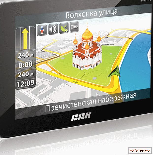 Navigatore GPS moderno