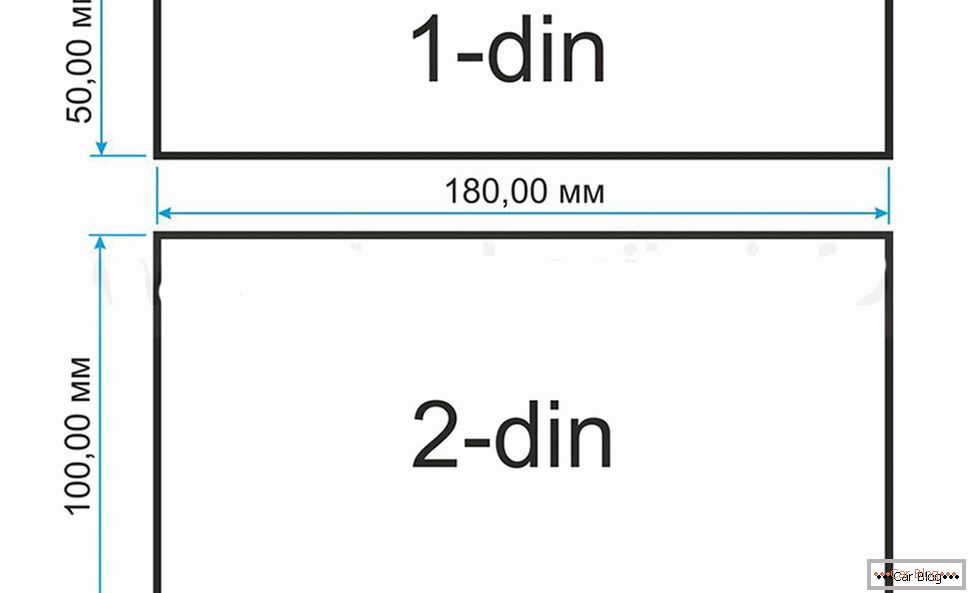 Confrontando 1 DIN e 2 DIN