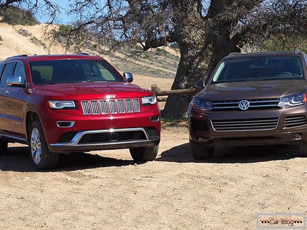 Volkswagen Tuareg e Jeep Grand Cherokee - что же лучше?