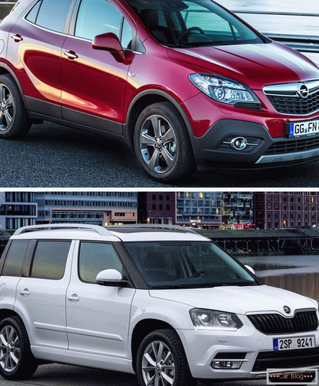 Несмотря на свои существенные различия, автомобили Opel Mokka e Skoda Yeti очень популярны среди автолюбителей