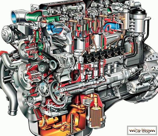 Motore diesel classico