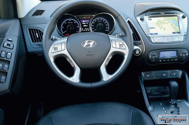 All'interno della Hyundai IX35