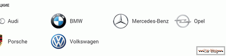 quali sono le marche automobilistiche tedesche con badge e nomi